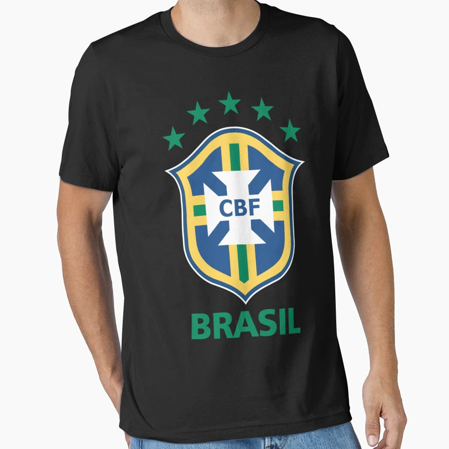 Brasil Cbf Crest Futbol T-Shirt - Graphic Print Unisex - T-Shirt, Sweatshirt, Hoodie