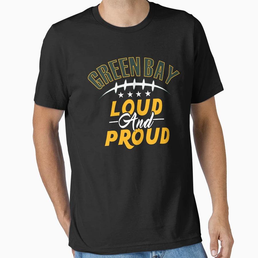 Green Bay Football Fan T-Shirt - Novelty Apparel for Adults - T-Shirt, Sweatshirt, Hoodie