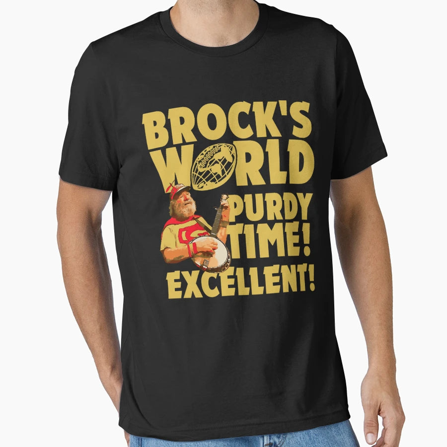 Brocks World T-Shirt - Fun Novelty Design Men Women - T-Shirt, Sweatshirt, Hoodie