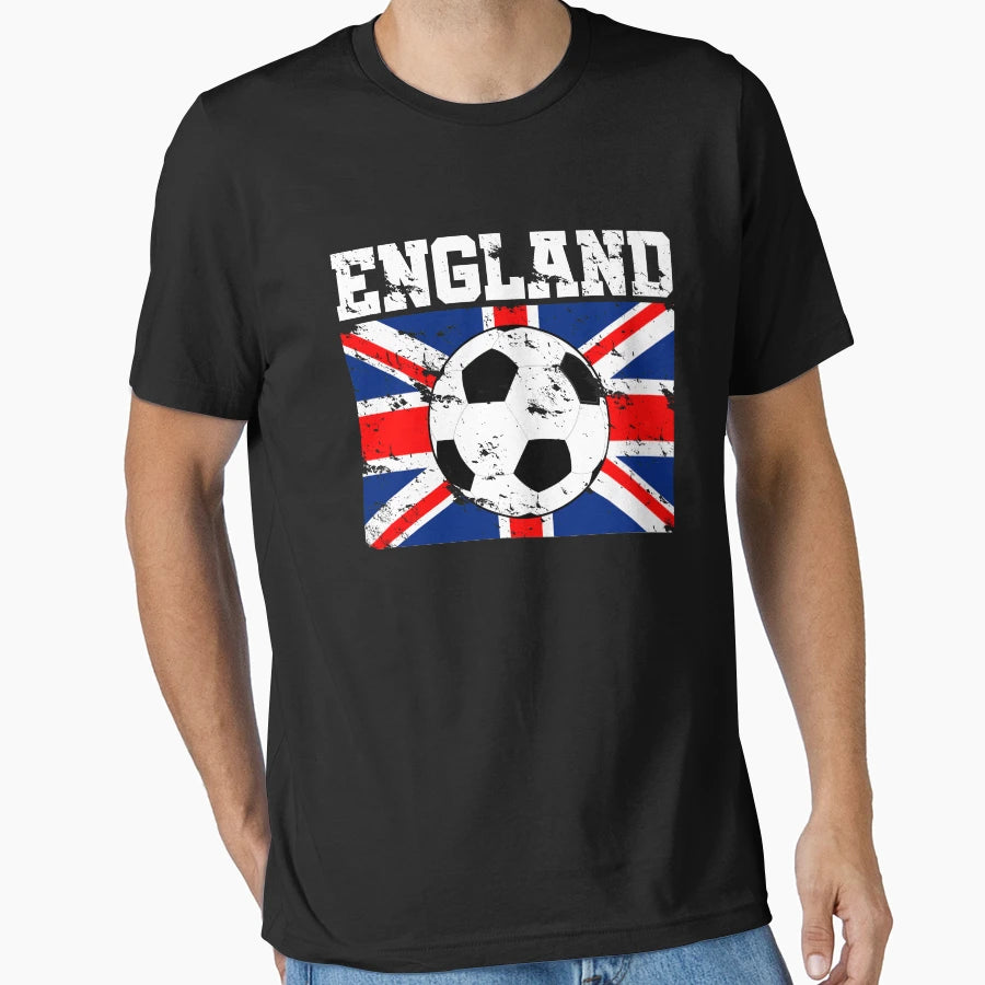 England Football British Soccer T-Shirt - Casual Everyday Wear Men Women - T-Shirt, Sweatshirt, Hoodie