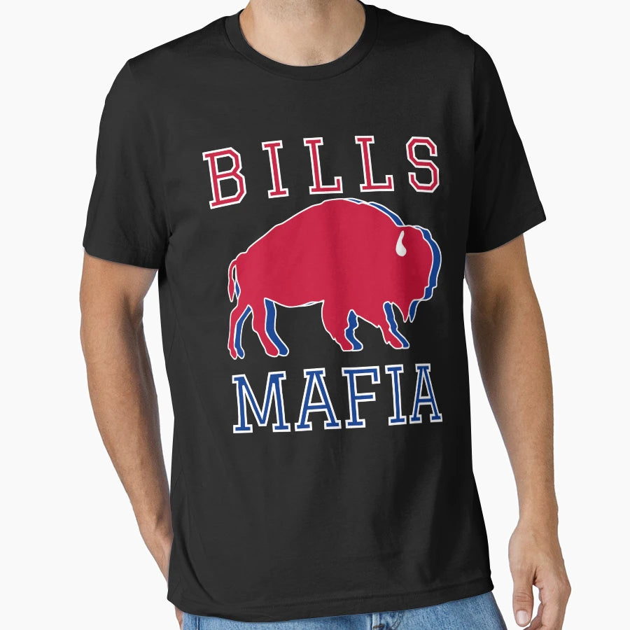 Buffalo Bills Mafia New York Football T-Shirt - Custom Art Print Unisex - T-Shirt, Sweatshirt, Hoodie