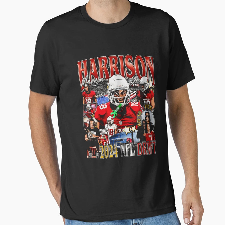 Marvin Harrison Jr Bootleg T-Shirt - Unique Graphic for Adults - T-Shirt, Sweatshirt, Hoodie