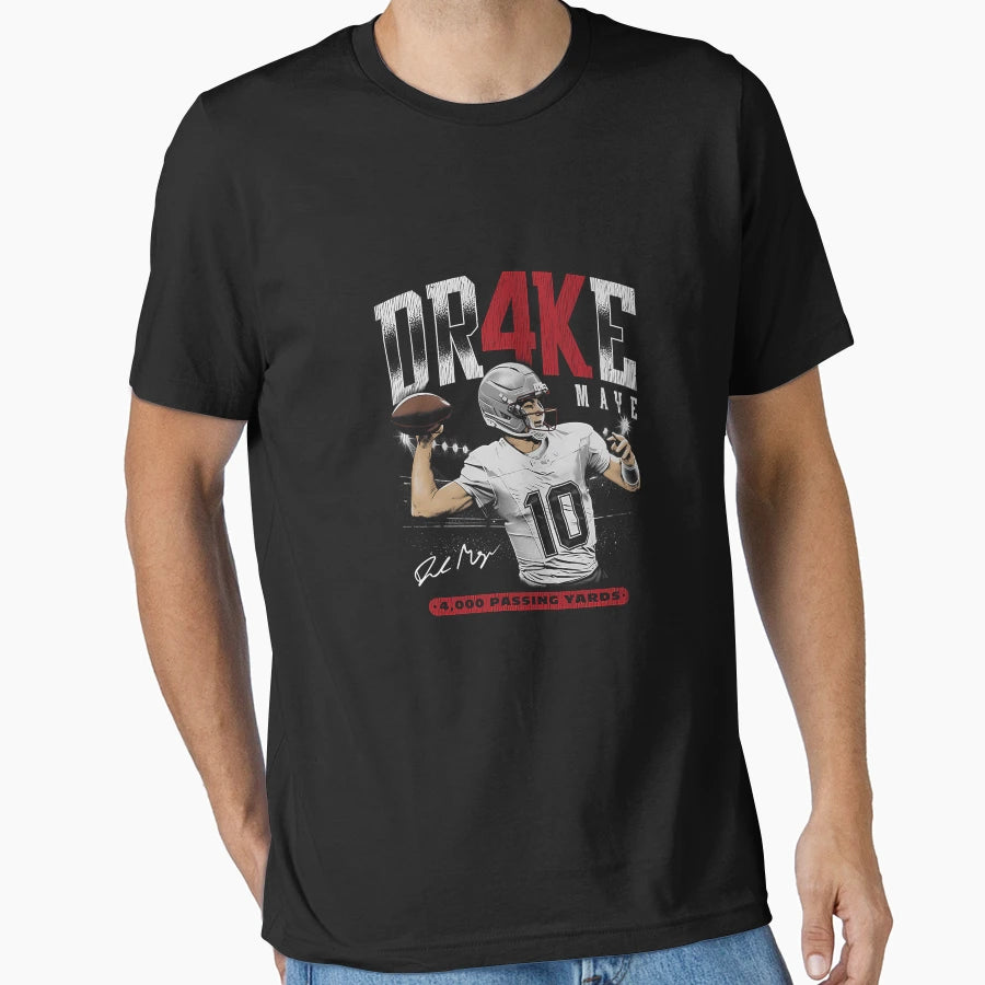 Drake Maye New England 4K T-Shirt - Minimalist Print Men Women - T-Shirt, Sweatshirt, Hoodie