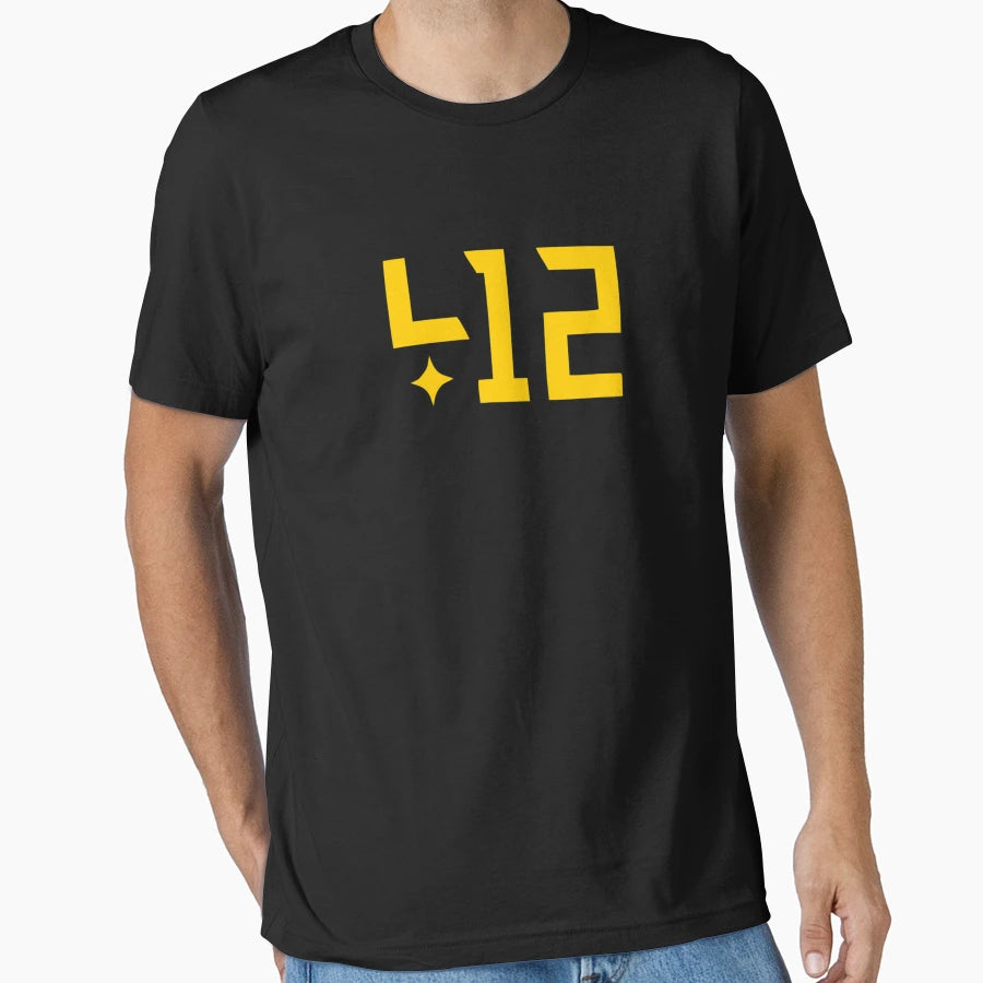 Best Selling 412 Pittsburgh T-Shirt - Casual Everyday Wear Men Women - T-Shirt, Sweatshirt, Hoodie