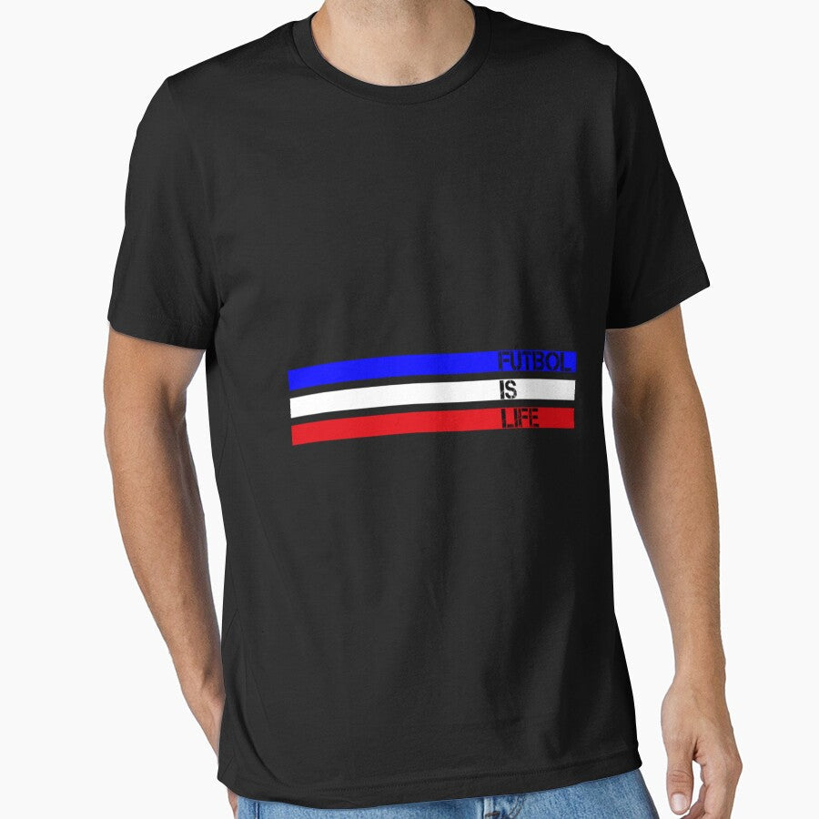 Futbol Is Life Essential by ramonaaeqvenita - Adult & Kids T-Shirts, Sweatshirts & Hoodies apparel design preview 1