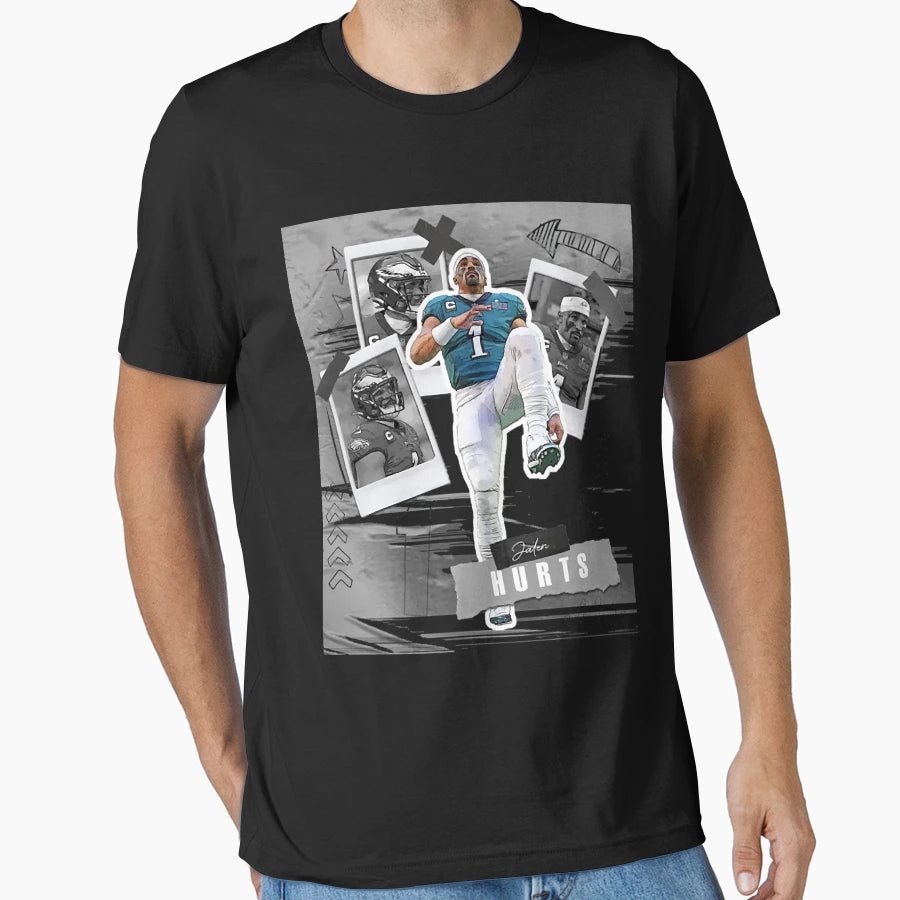Championship Football Player Sports 1 T-Shirt - Aesthetic Graphic Unisex - T-Shirt, Sweatshirt, Hoodie