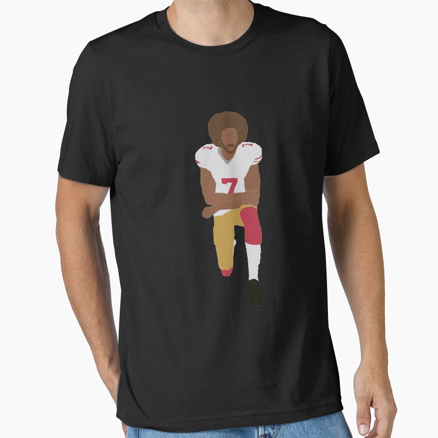 Kneeling Kaepernick T-Shirt - Casual Everyday Wear Men Women - T-Shirt, Sweatshirt, Hoodie