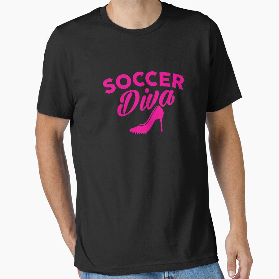 Soccer Diva Cute Women's Player Girls by - Adult & Kids T-Shirts, Sweatshirts & Hoodies apparel design preview 1