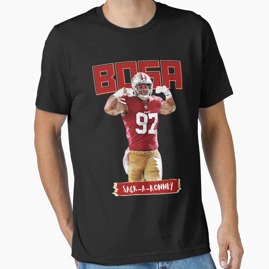 Defensive End Football Player 97 T-Shirt - Trendy Graphic Men Women - T-Shirt, Sweatshirt, Hoodie