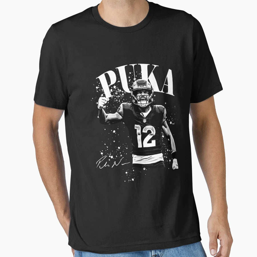 Puka Nacua Breached Art T-Shirt - Unique Graphic Unisex - T-Shirt, Sweatshirt, Hoodie
