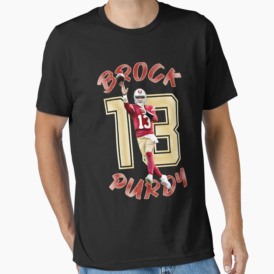 Brock Sport Purdyfootball T-Shirt - Minimalist Print for Adults - T-Shirt, Sweatshirt, Hoodie