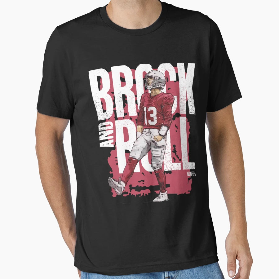 Sf 49Ers Shop Brock And Roll Brock Hoodie - Minimalist Print for Adults - T-Shirt, Sweatshirt, Hoodie