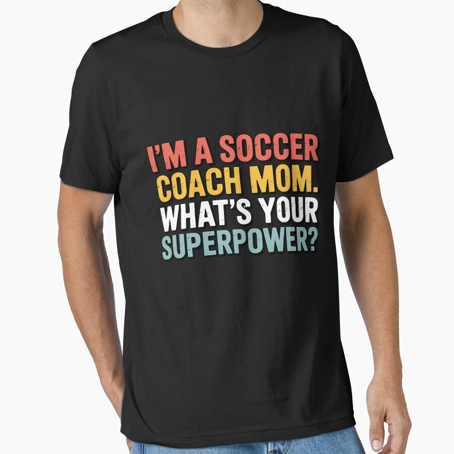 Soccer coach mom by gerardostokes - Adult & Kids T-Shirts, Sweatshirts & Hoodies apparel design preview 1
