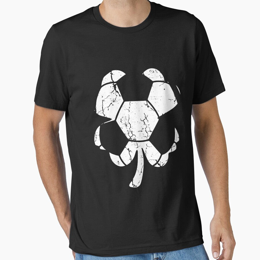 Retro Vintage Irish Shamrock Soccer Sports St.Patrick - Adult & Kids T-Shirts, Sweatshirts & Hoodies apparel design preview 1