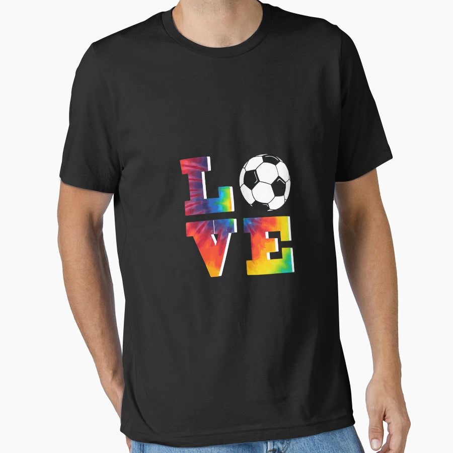 Soccer Tie Dye Big Love Forn T-Shirt - Minimalist Print Men Women - T-Shirt, Sweatshirt, Hoodie