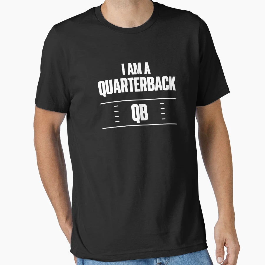 I Play Football Qb Position T-Shirt - Unique Graphic Men Women - T-Shirt, Sweatshirt, Hoodie