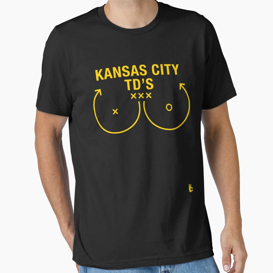 Kansas City Touchdown T-Shirt - Fun Novelty Design for Adults - T-Shirt, Sweatshirt, Hoodie