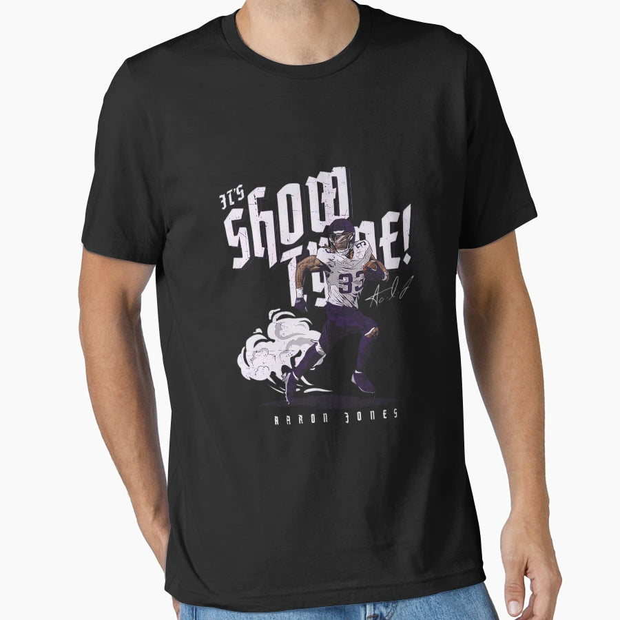Aaron Jones Minnesota Show Tyme Run T-Shirt - Fun Novelty Design Men Women - T-Shirt, Sweatshirt, Hoodie