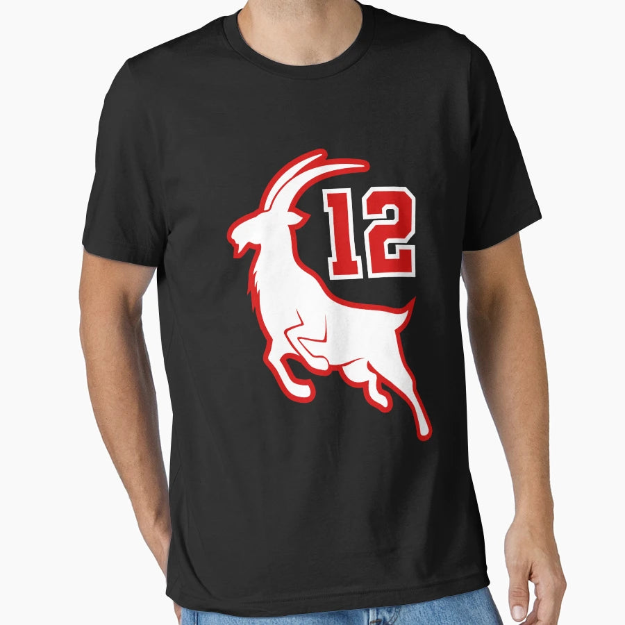 Goat 12 Champion Tampa Bay Tompa Bay T-Shirt - Novelty Apparel for Adults - T-Shirt, Sweatshirt, Hoodie