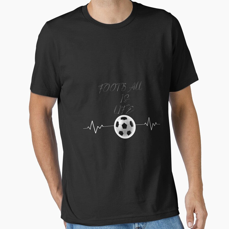 Football is life classic by AmjadDesigns - Adult & Kids T-Shirts, Sweatshirts & Hoodies apparel design preview 1