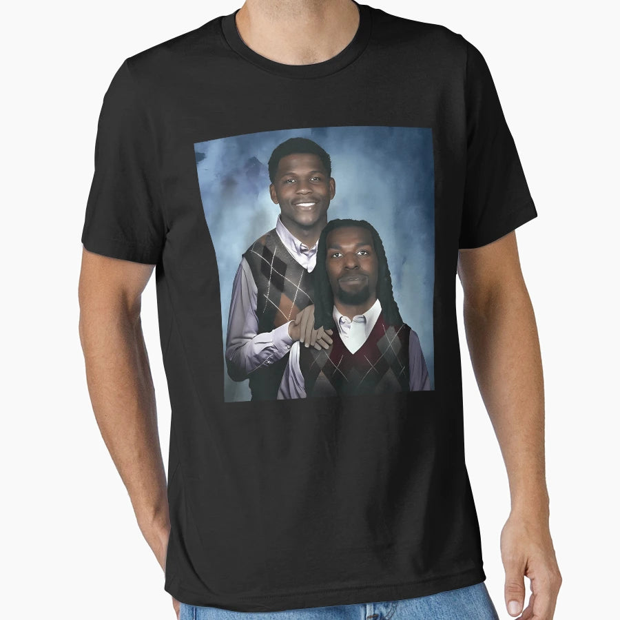 Anthony Edwards Minnesota And Naz Reid T-Shirt - Fun Novelty Design Unisex - T-Shirt, Sweatshirt, Hoodie