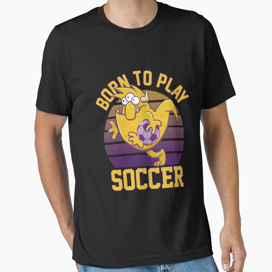Funny monster soccer by ImaginarStore - Adult & Kids T-Shirts, Sweatshirts & Hoodies apparel design preview 1
