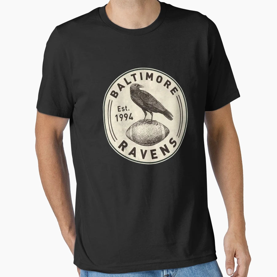 Baltimore Ravens T-Shirt - Minimalist Print Unisex - T-Shirt, Sweatshirt, Hoodie