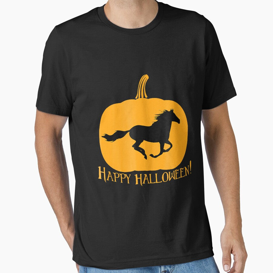 Horse Happy Halloween Funny Horses Lover by - Adult & Kids T-Shirts, Sweatshirts & Hoodies apparel design preview 1