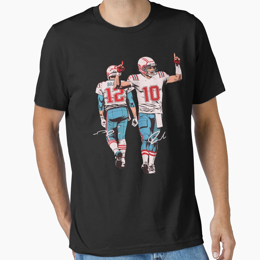 Drake Maye And Tom T-Shirt - Unique Graphic Men Women - T-Shirt, Sweatshirt, Hoodie
