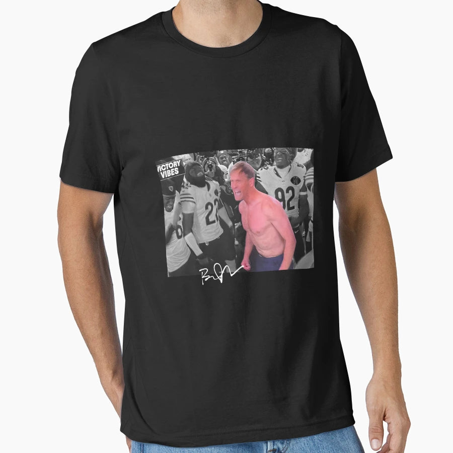 Ben Johnson Chicago Football T-Shirt - Minimalist Print for Adults - T-Shirt, Sweatshirt, Hoodie