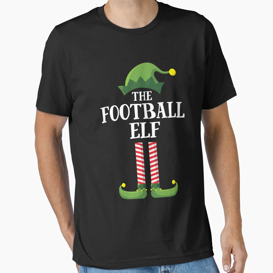 Football Elf Matching Family Group T-Shirt - Casual Everyday Wear Unisex - T-Shirt, Sweatshirt, Hoodie