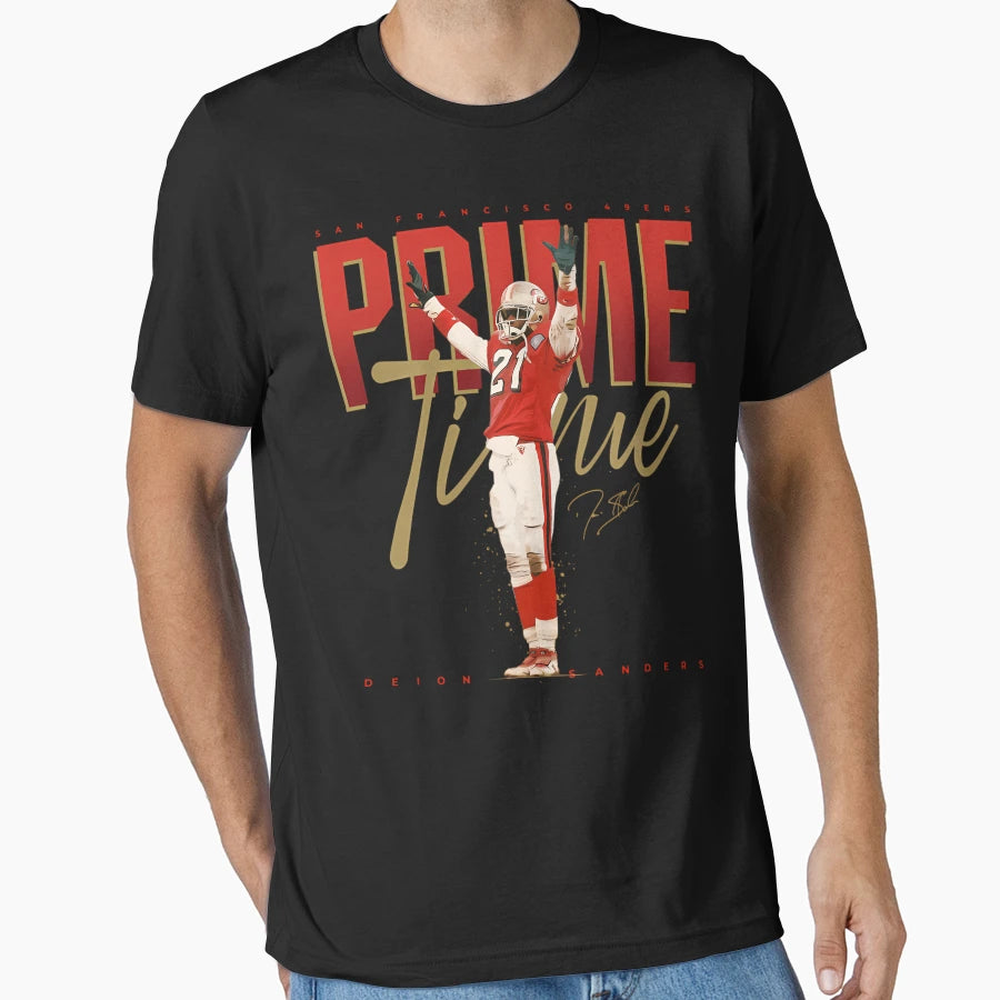 Deion Sanders Primetime T-Shirt - Casual Everyday Wear for Adults - T-Shirt, Sweatshirt, Hoodie