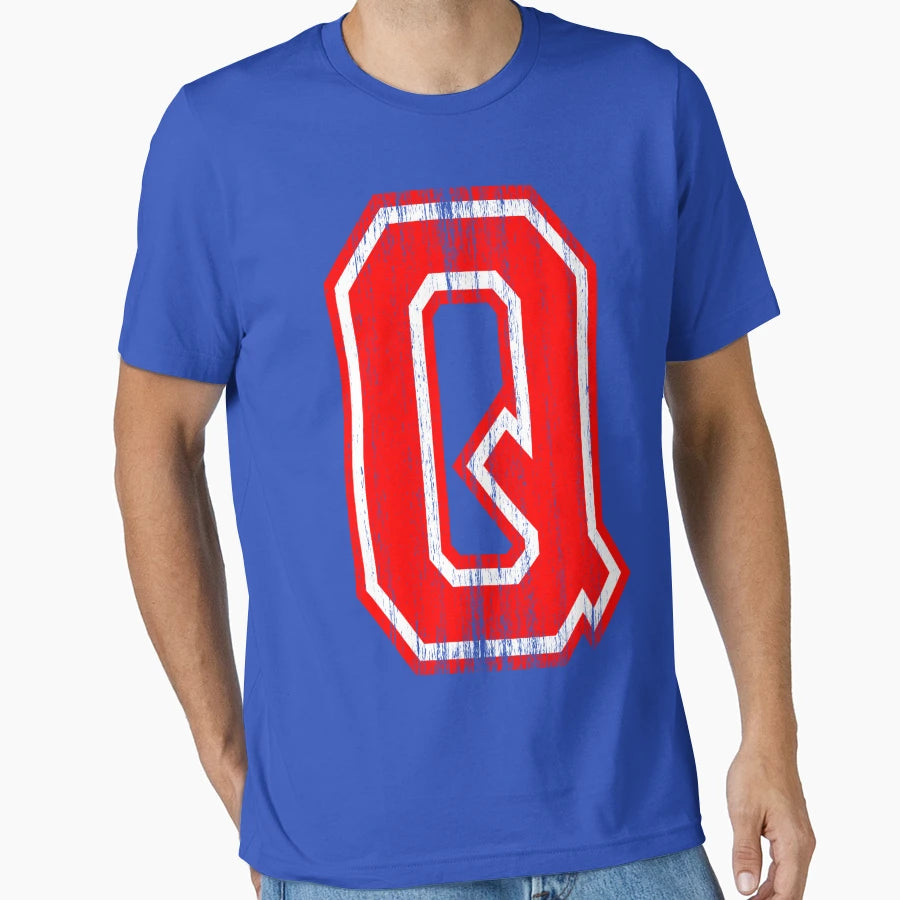 Big Red Letter Q T-Shirt - Fun Novelty Design Unisex - T-Shirt, Sweatshirt, Hoodie