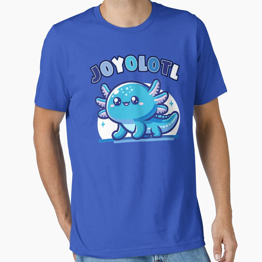 Cute Kawaii blue axolotl pun by ColorAlotl - Adult & Kids T-Shirts, Sweatshirts & Hoodies apparel design preview 1