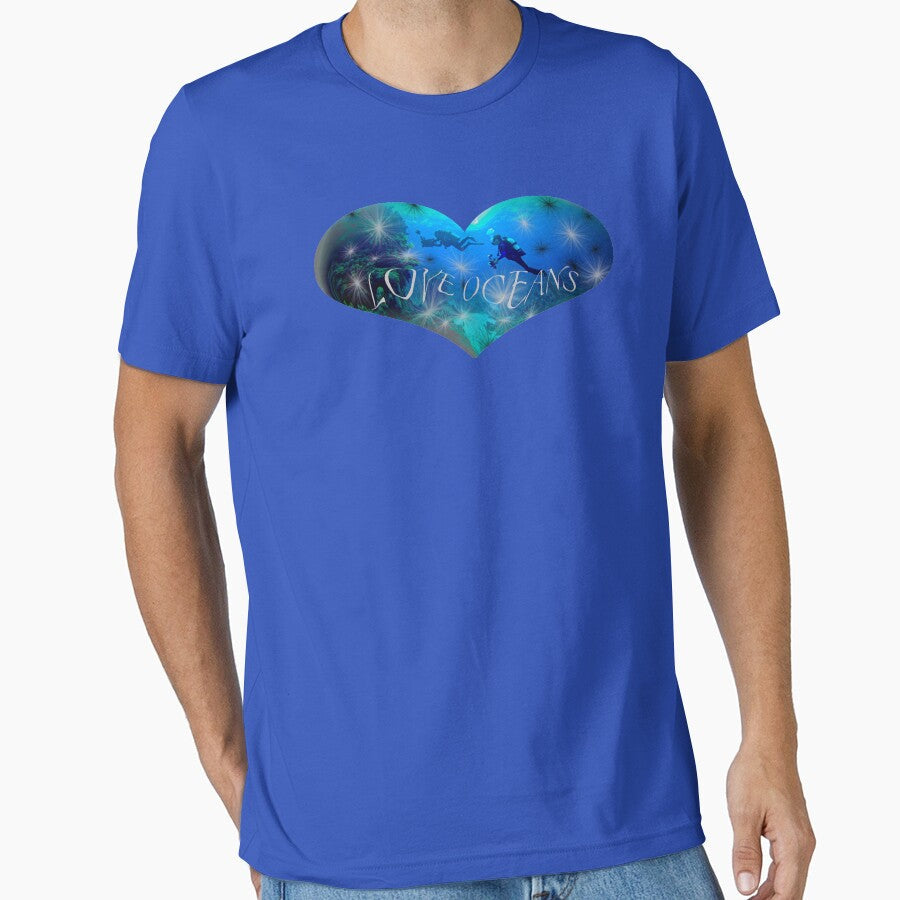 OCEAN LOVER by NICK COBURN PHILLIPS - Adult & Kids T-Shirts, Sweatshirts & Hoodies apparel design preview 1