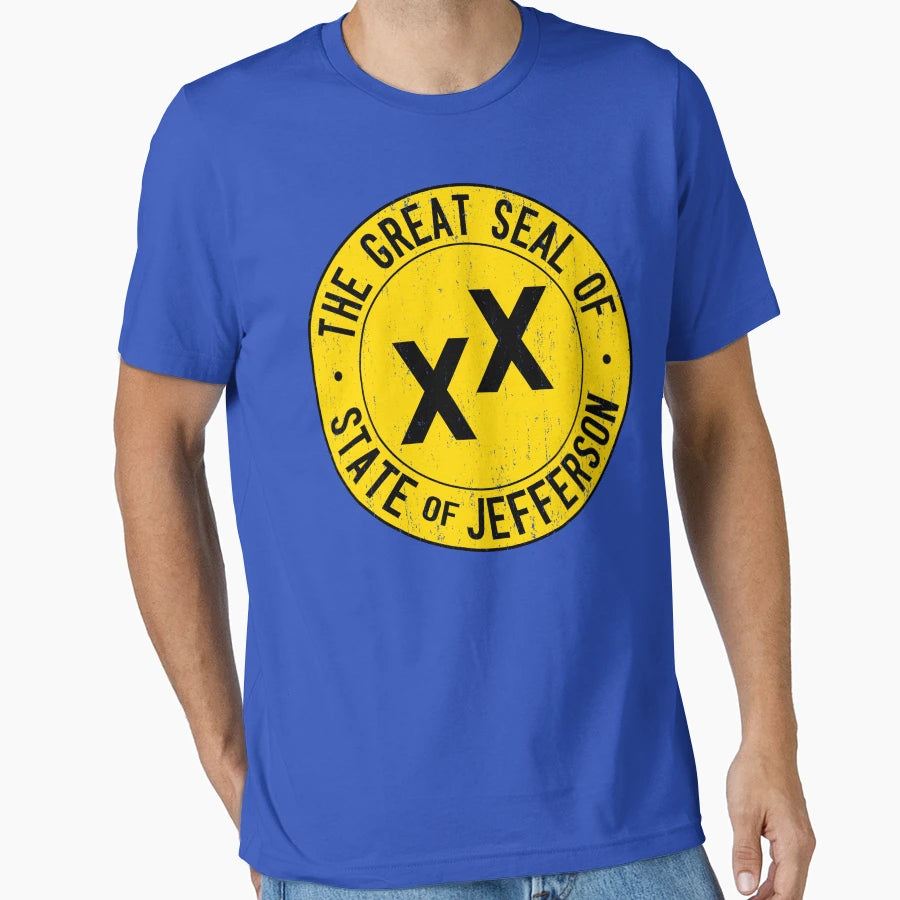 State Jefferson T-Shirt - Trendy Graphic for Adults - T-Shirt, Sweatshirt, Hoodie