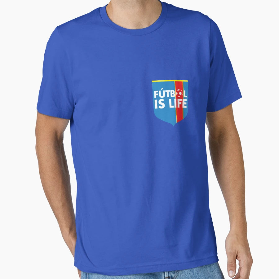 Futbol Is Life Small Football Is Life T-Shirt - Aesthetic Graphic Unisex - T-Shirt, Sweatshirt, Hoodie