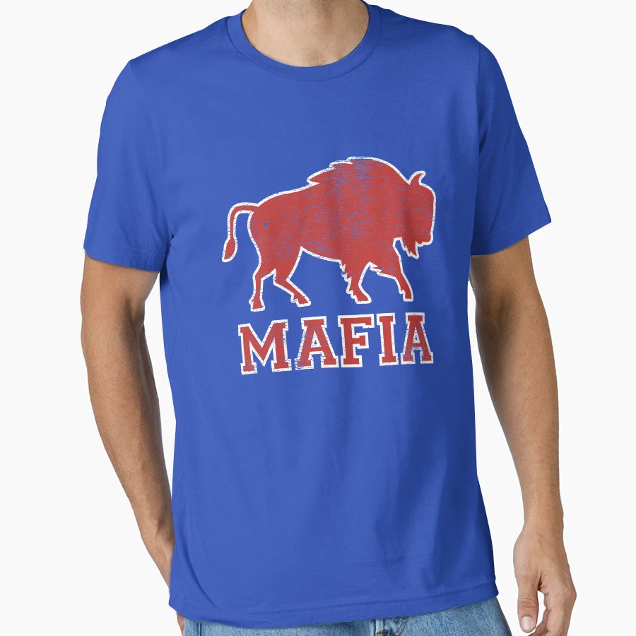 Buffalo Fan Mafia Sports Fan T-Shirt - Novelty Apparel Unisex - T-Shirt, Sweatshirt, Hoodie