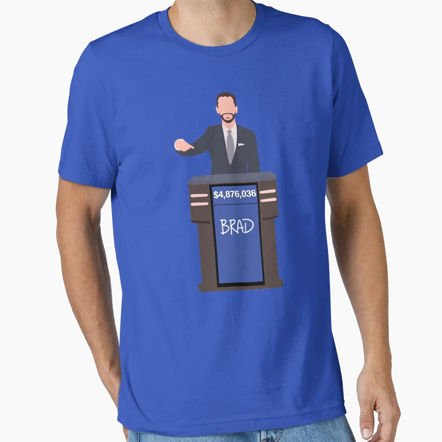Heroes Quiz Shows Brad Rutter T-Shirt - Casual Everyday Wear for Adults - T-Shirt, Sweatshirt, Hoodie