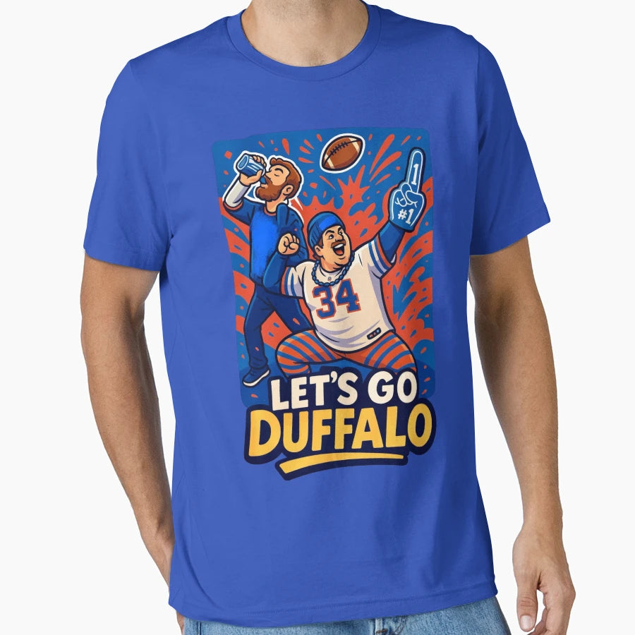 Lets Go Duffalo T-Shirt - Aesthetic Graphic for Adults - T-Shirt, Sweatshirt, Hoodie