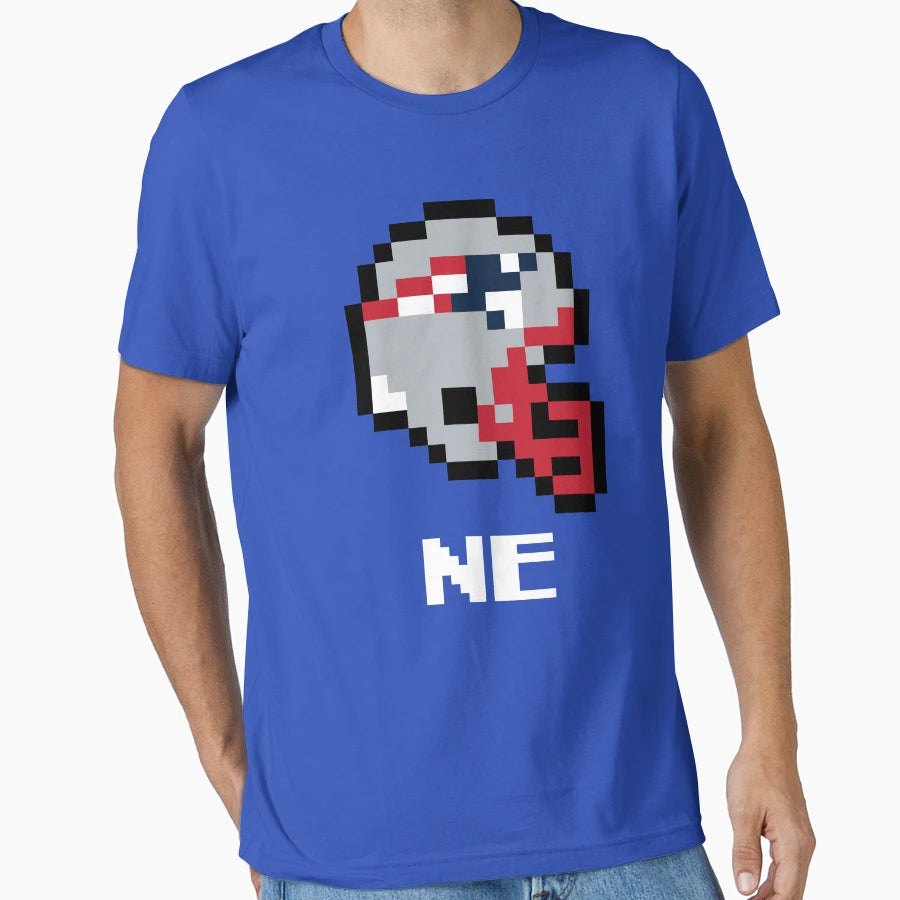 New England Tecmo Super Bowl Football T-Shirt - Minimalist Print Men Women - T-Shirt, Sweatshirt, Hoodie