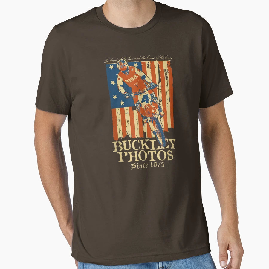 Buckley Old Glory T-Shirt - Trendy Graphic Unisex - T-Shirt, Sweatshirt, Hoodie