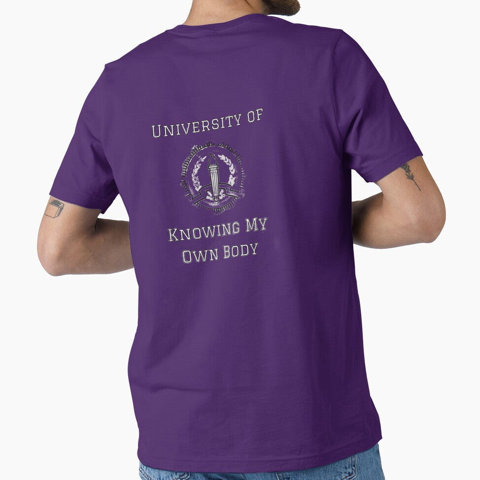 University of Knowing My Own Body by that-dying-guy - Adult & Kids T-Shirts, Sweatshirts & Hoodies apparel design preview 1