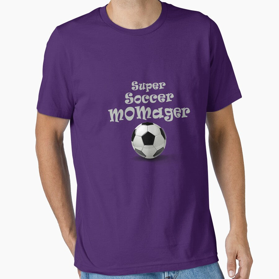Super Soccer Momager by LGamble12345 - Adult & Kids T-Shirts, Sweatshirts & Hoodies apparel design preview 1