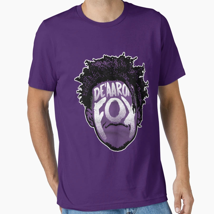 Deaaron Fox Player Silhouette T-Shirt - Minimalist Print for Adults - T-Shirt, Sweatshirt, Hoodie