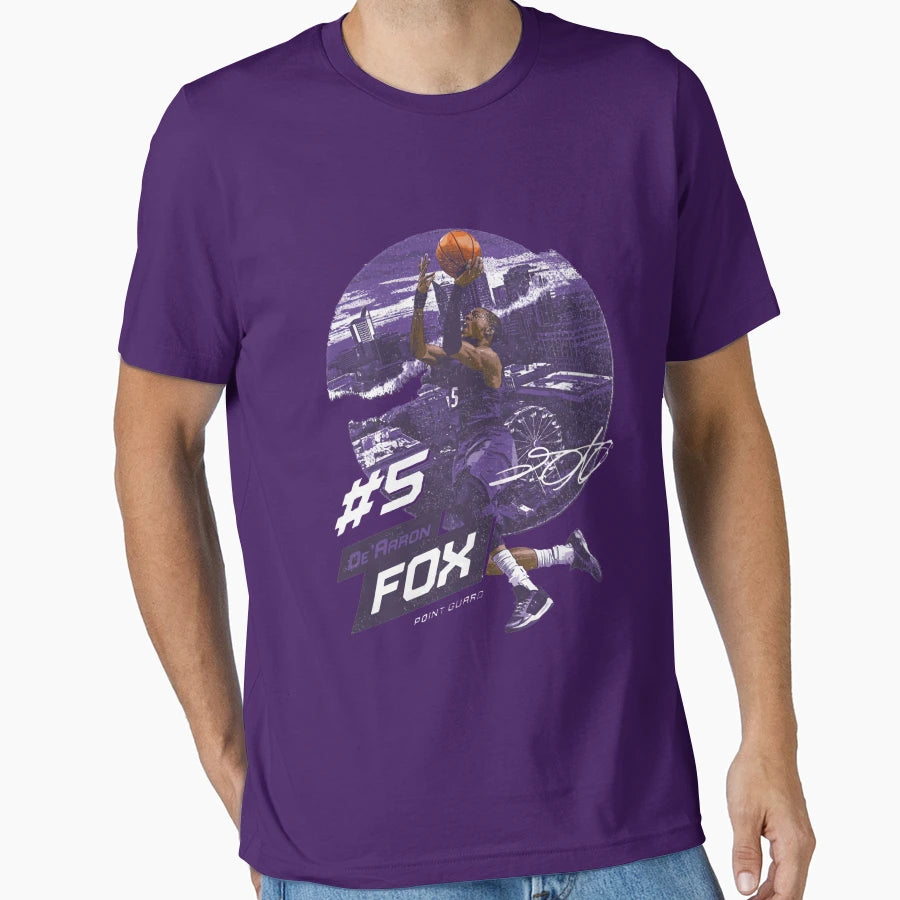 Deaaron Fox City Emblem T-Shirt - Streetwear Style Men Women - T-Shirt, Sweatshirt, Hoodie