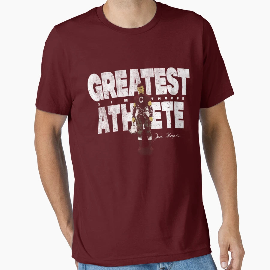 Jim Thorpe Greatest Athlete T-Shirt - Casual Everyday Wear Unisex - T-Shirt, Sweatshirt, Hoodie