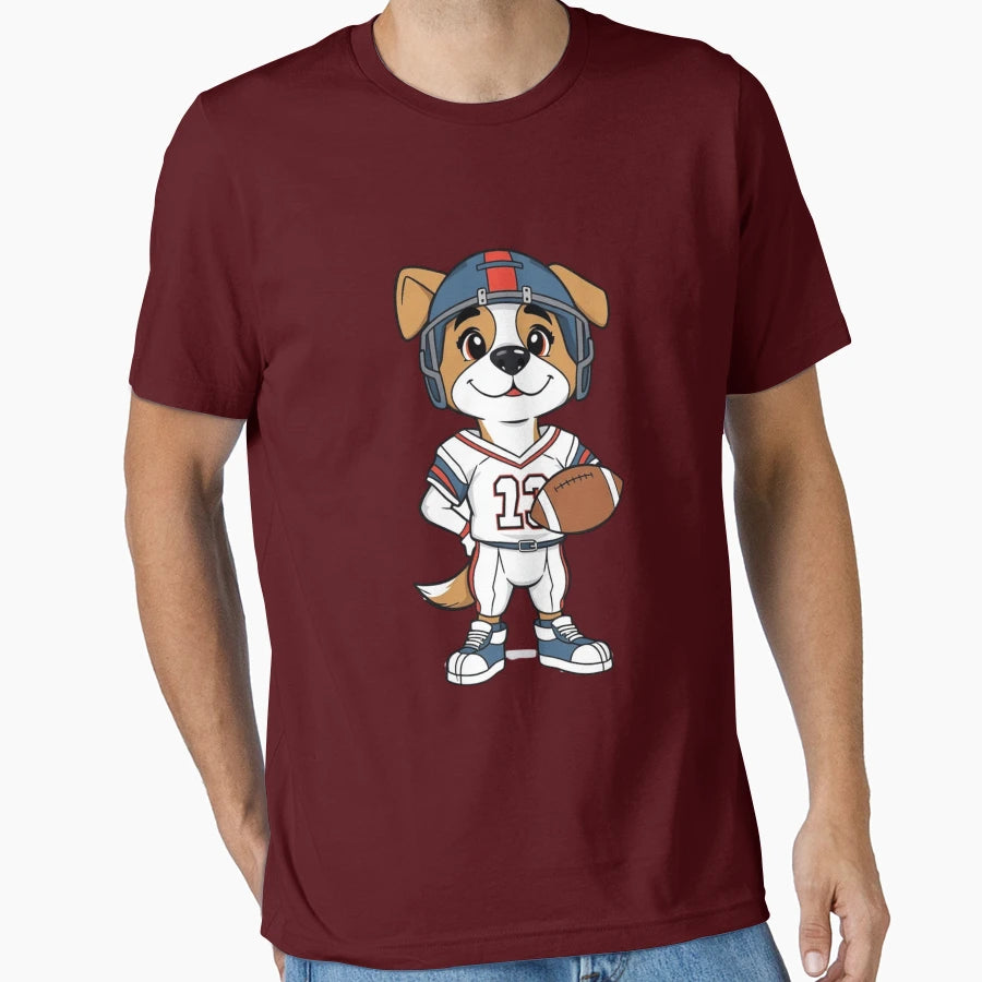 Football Corgi Number 13 Quarterback T-Shirt - Casual Everyday Wear Unisex - T-Shirt, Sweatshirt, Hoodie