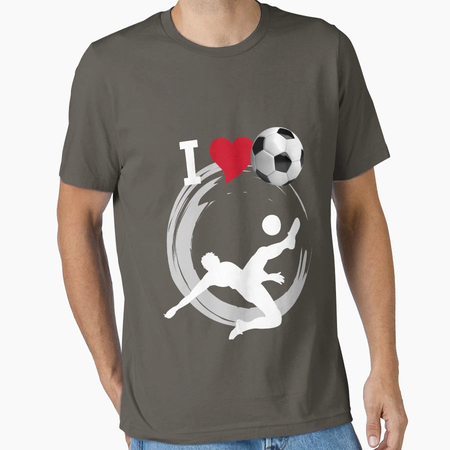 Love Soccer Football Wm Russia 2018 Ball T-Shirt - Graphic Print Men Women - T-Shirt, Sweatshirt, Hoodie