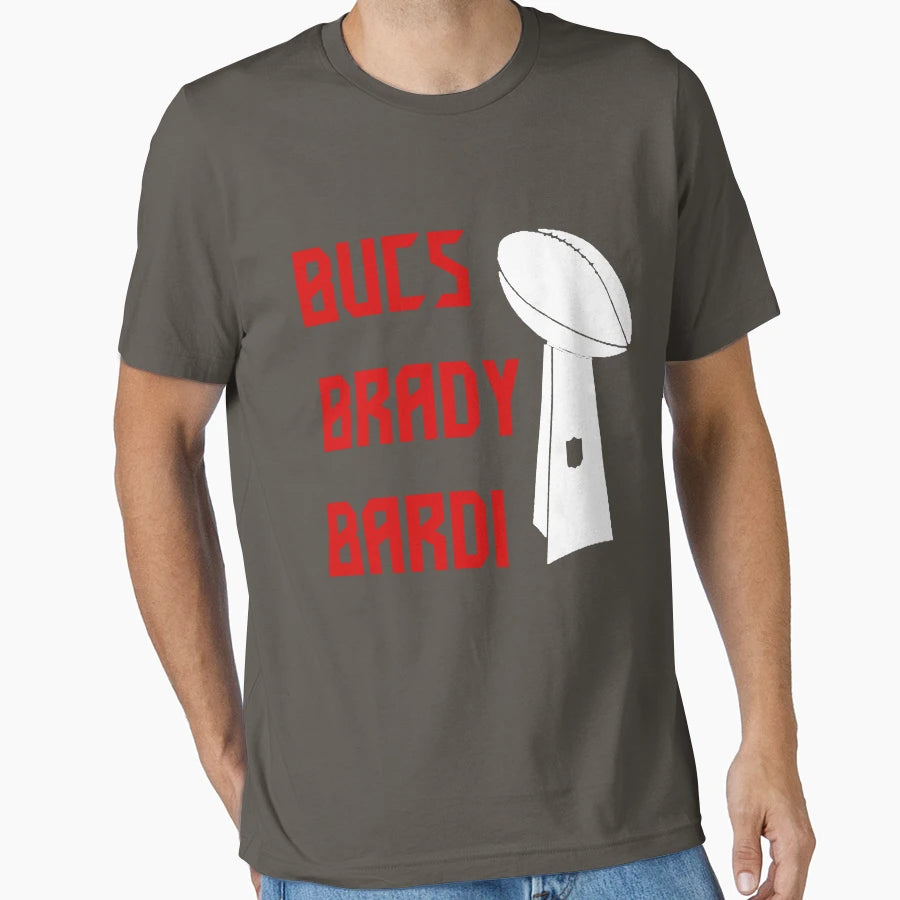 Bucs Brady Bardi T-Shirt - Custom Art Print Men Women - T-Shirt, Sweatshirt, Hoodie